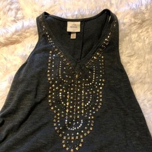Embellished tank top
